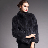 Fur Coat Fashion Genuine Rabbit Fur