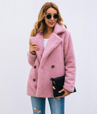 Jacket Coat Women Winter Fleece Warm