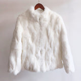 Fur Coat Fashion Genuine Rabbit Fur