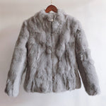 Fur Coat Fashion Genuine Rabbit Fur