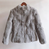 Fur Coat Fashion Genuine Rabbit Fur