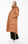 Jacket women Rabbit fur hooded long