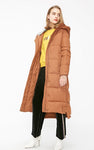 Jacket women Rabbit fur hooded long