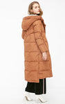 Jacket women Rabbit fur hooded long