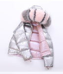 fur collar short jacket women