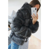 Fluffy Fur Coat Fleece Long Sleeve