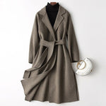 Women Cashmere Blend Long Coats