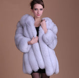 Fashion Fur Coat Female Elegant