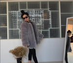 Fashion Fur Coat Female Elegant