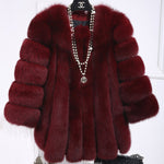 Fashion Fur Coat Female Elegant