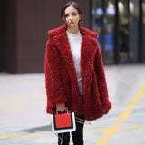 Fur Coat Women Fashion Streetwear